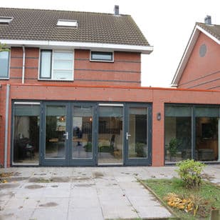 Aanbouw woonhuis